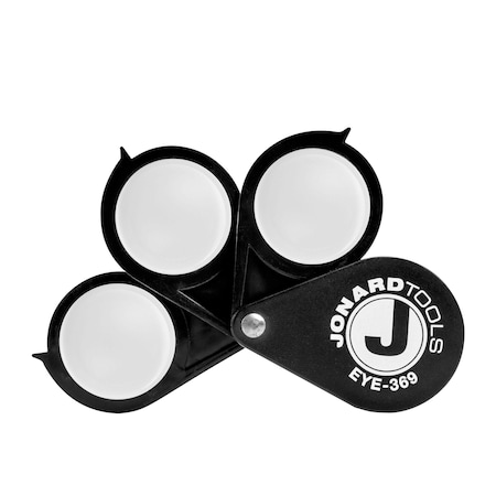 Jonard Tools Fiber Optic Eyeloop, X3, X6, X9 Magnification EYE-369